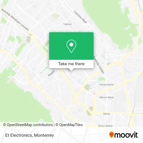 Et Electronics map
