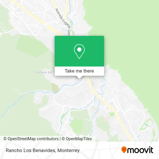 Rancho Los Benavides map