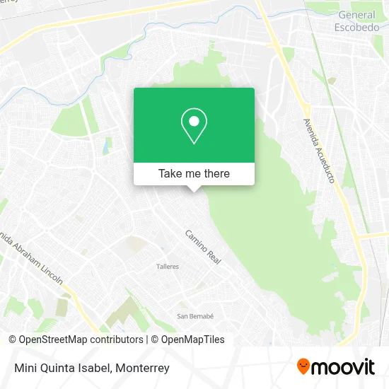 Mini Quinta Isabel map