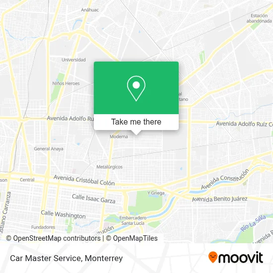 Car Master Service map
