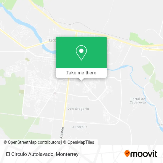 El Circulo Autolavado map