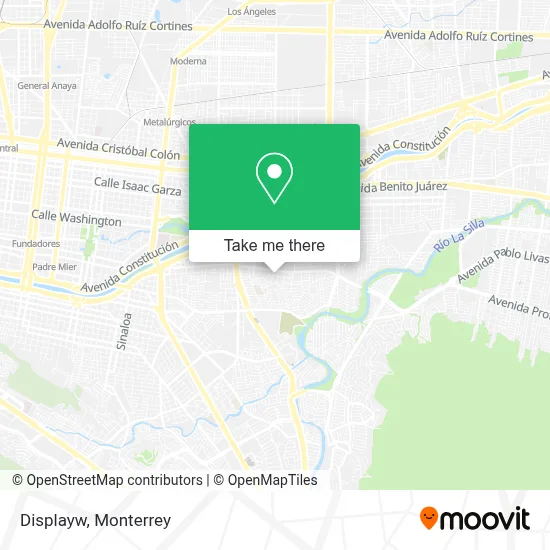 Displayw map