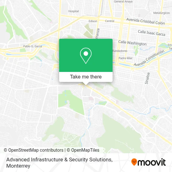 Advanced Infrastructure & Security Solutions map