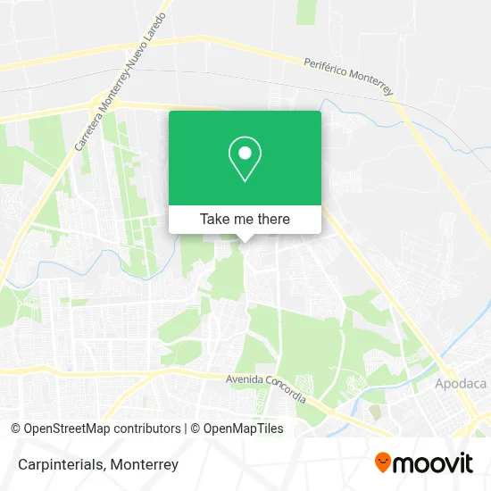 Carpinterials map