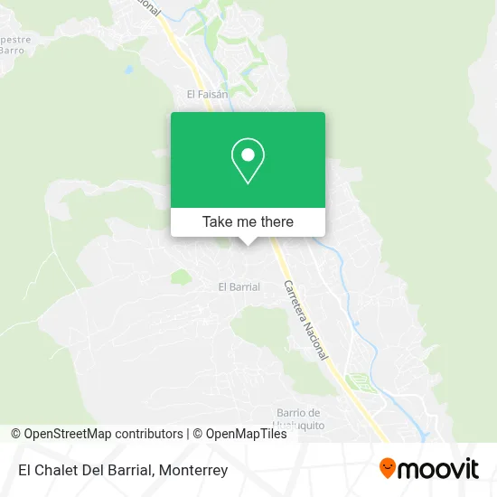 El Chalet Del Barrial map