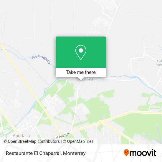 Restaurante El Chaparral map