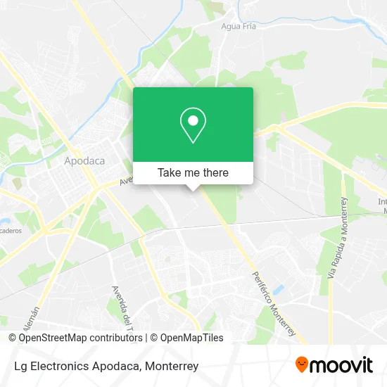 Lg Electronics Apodaca map