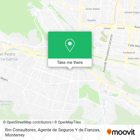 Rm Consultores, Agente de Seguros Y de Fianzas map