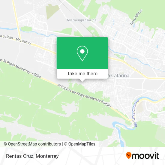 Rentas Cruz map