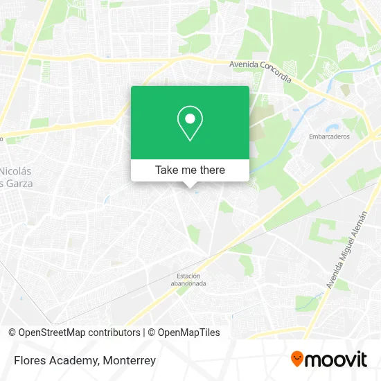 Flores Academy map