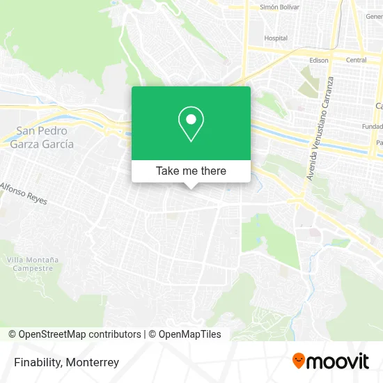 Finability map