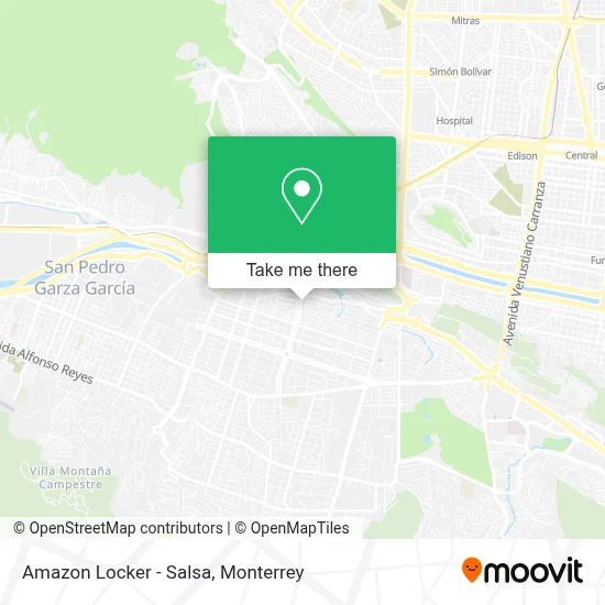 Amazon Locker - Salsa map