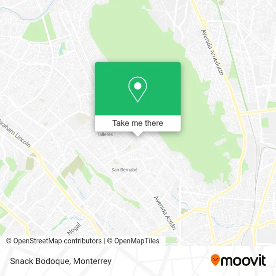 Snack Bodoque map