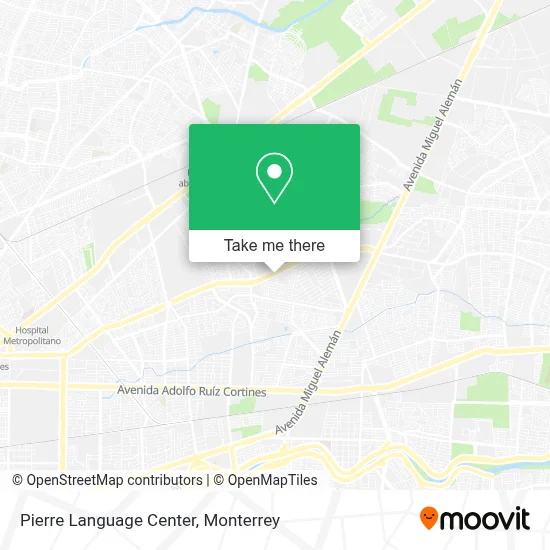 Pierre Language Center map