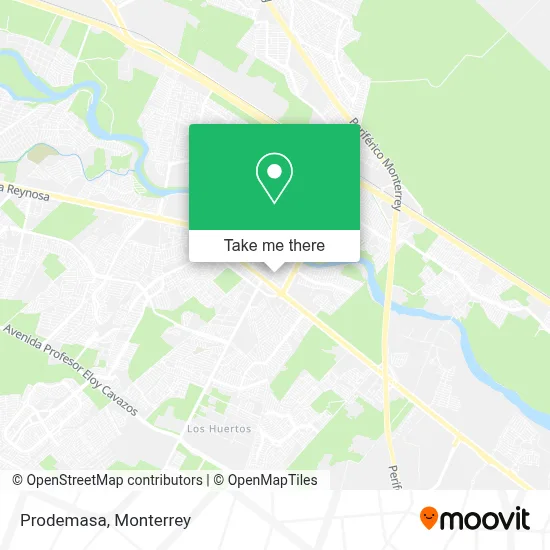 Prodemasa map