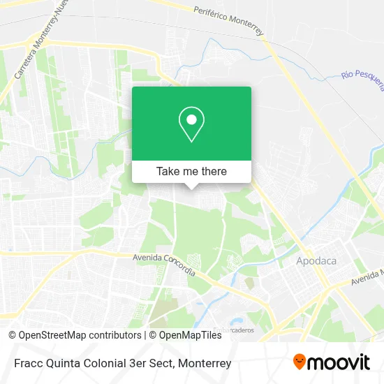 Fracc Quinta Colonial 3er Sect map