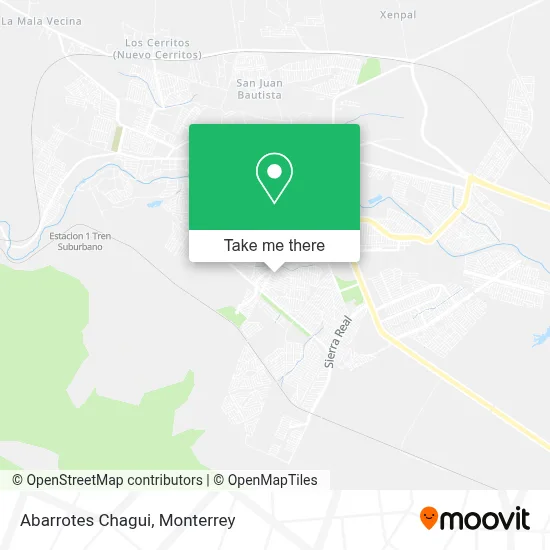 Abarrotes Chagui map