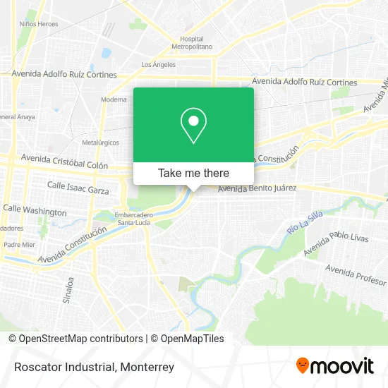 Roscator Industrial map