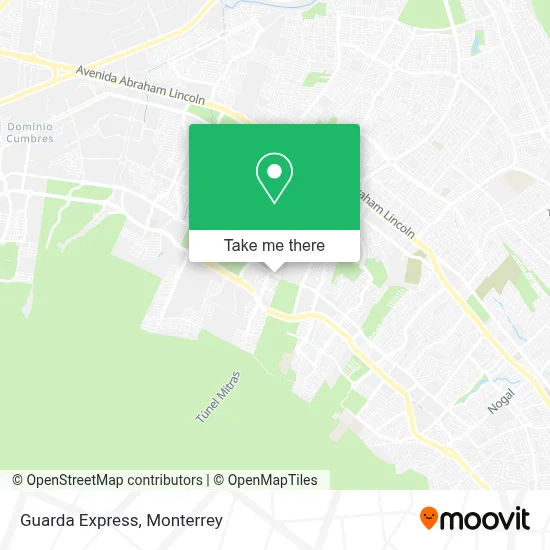 Guarda Express map