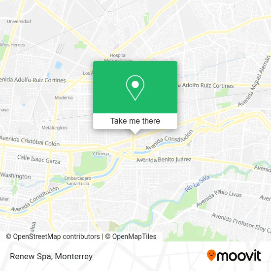 Renew Spa map