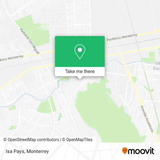 Isa Pays map