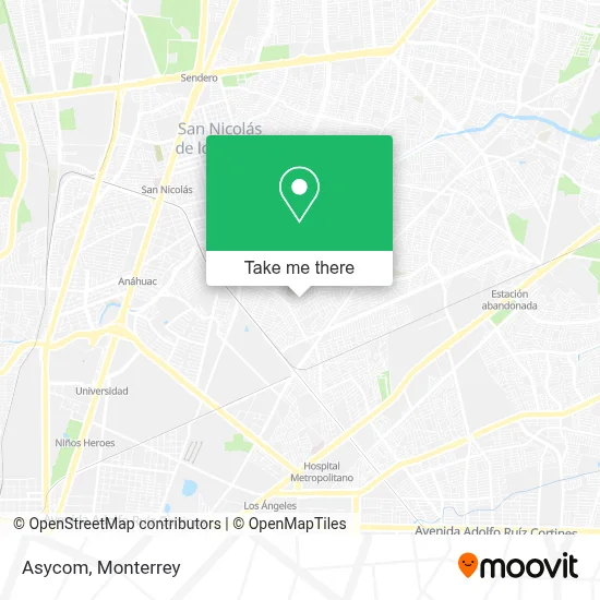 Asycom map