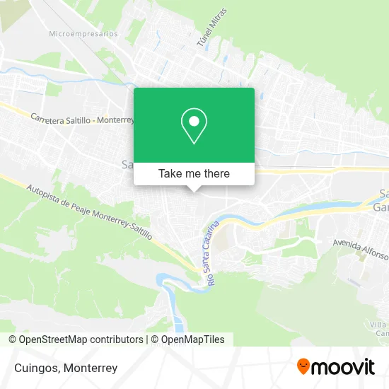 Cuingos map