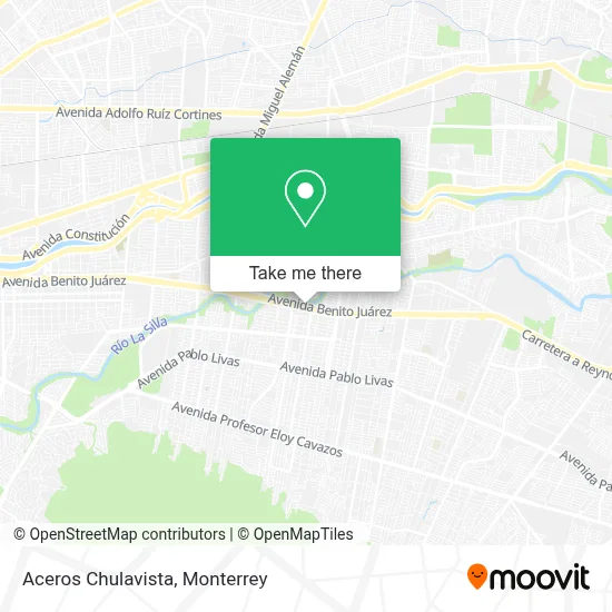 Aceros Chulavista map