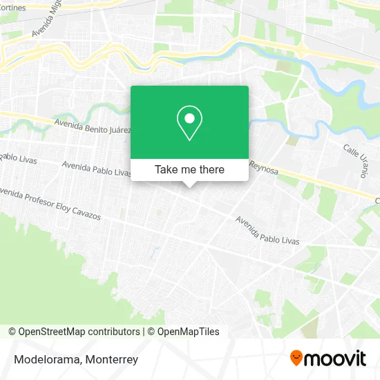 Modelorama map