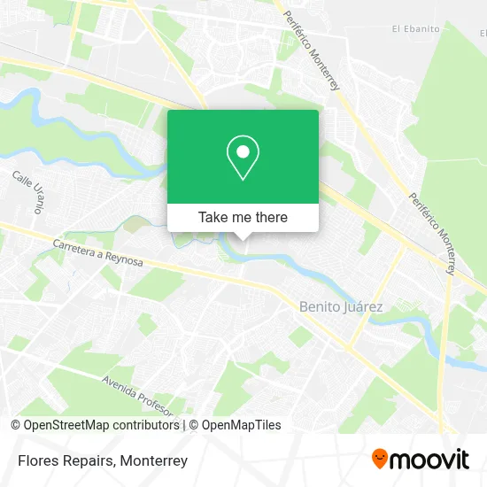 Flores Repairs map