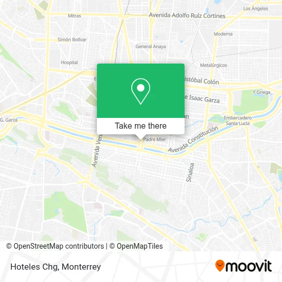 Hoteles Chg map