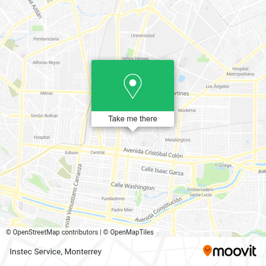 Instec Service map