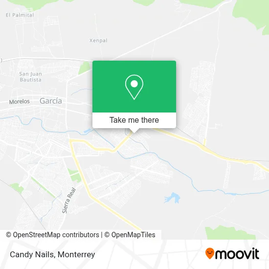 Candy Nails map