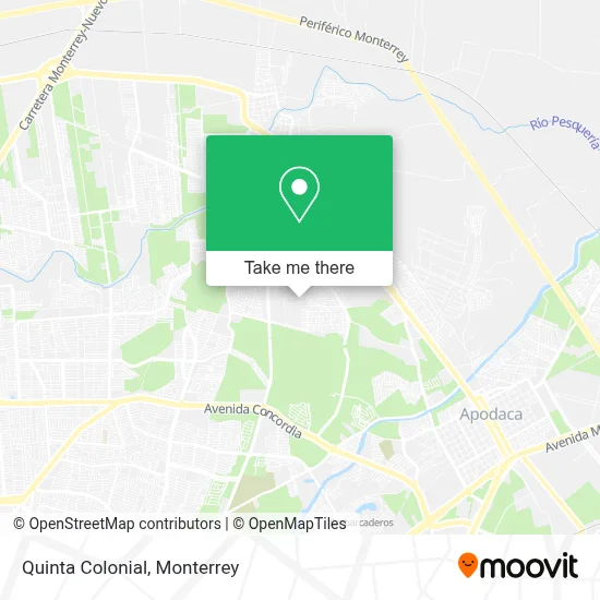 Quinta Colonial map