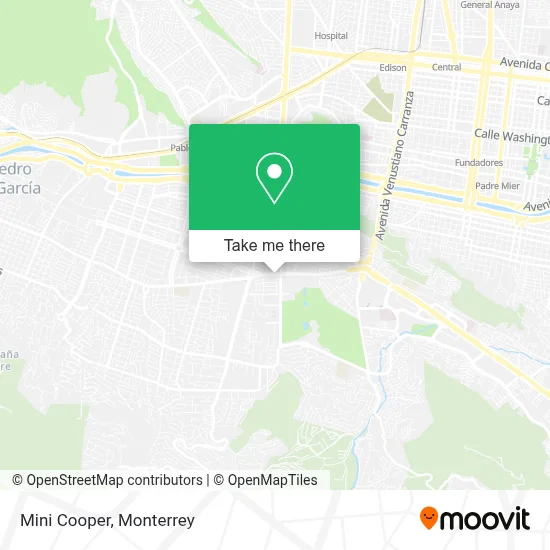 Mini Cooper map
