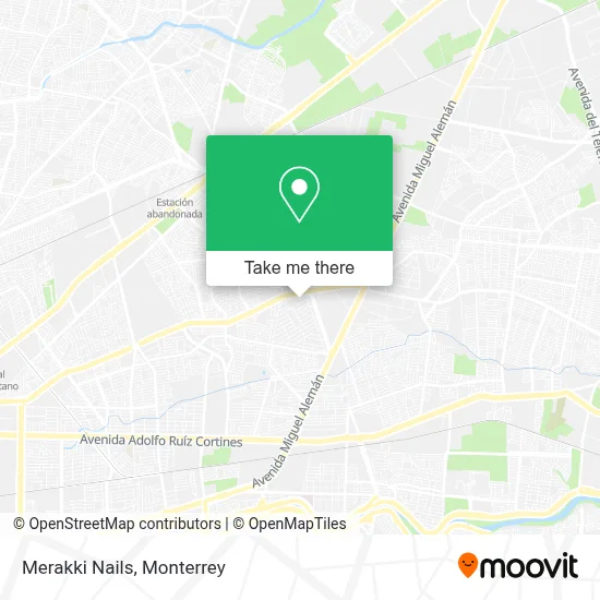Merakki Nails map