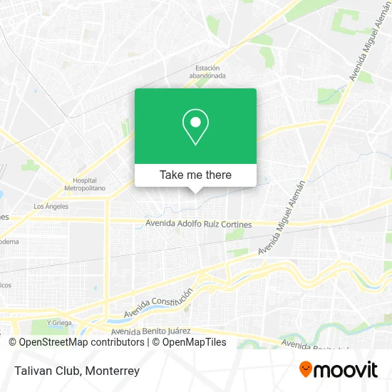 Talivan Club map