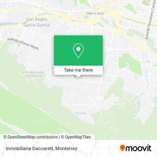 Inmobiliaria Daccarett map