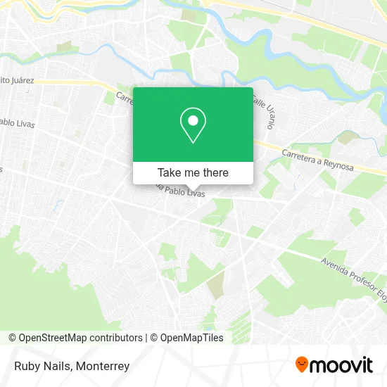 Ruby Nails map
