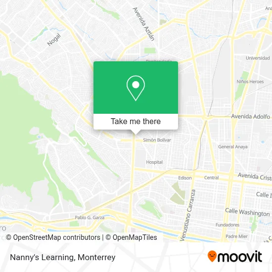 Nanny's Learning map