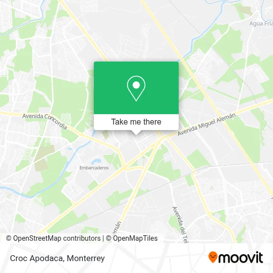 Croc Apodaca map