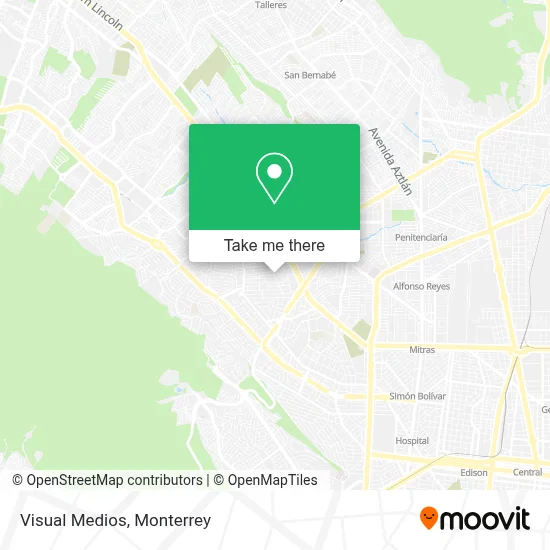 Visual Medios map