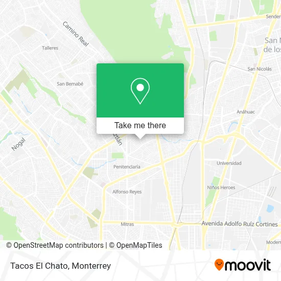 Tacos El Chato map