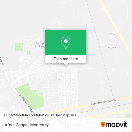 Afore Coppel map