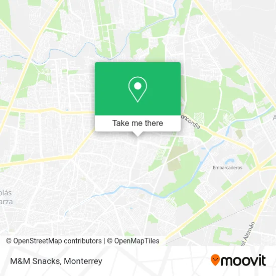 M&M Snacks map