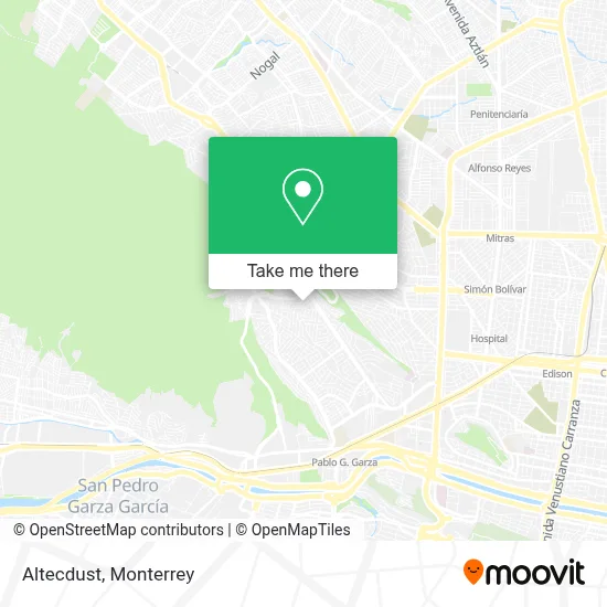 Altecdust map