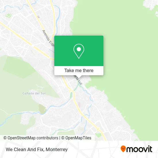 We Clean And Fix map
