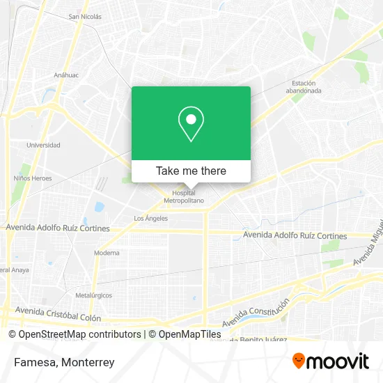 Famesa map