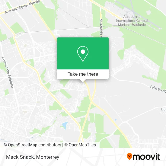 Mack Snack map