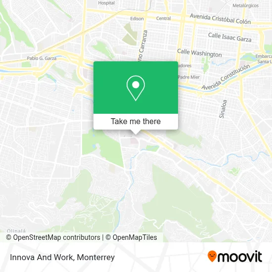 Innova And Work map